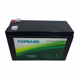 TOPBAND litiumbatteri 12V 9Ah med app-övervakning